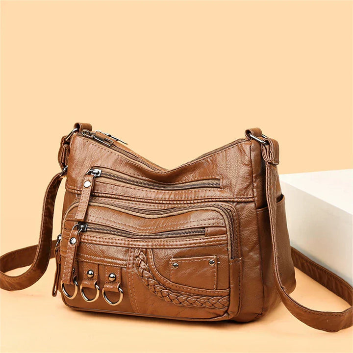 Olivia - Vintage Charm Elegant Shoulder Bag - Maison Léa &amp; Lou