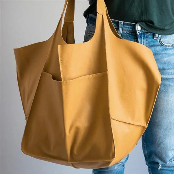 Ruth - Timeless Allure Leather Tote Bag - Maison Léa &amp; Lou