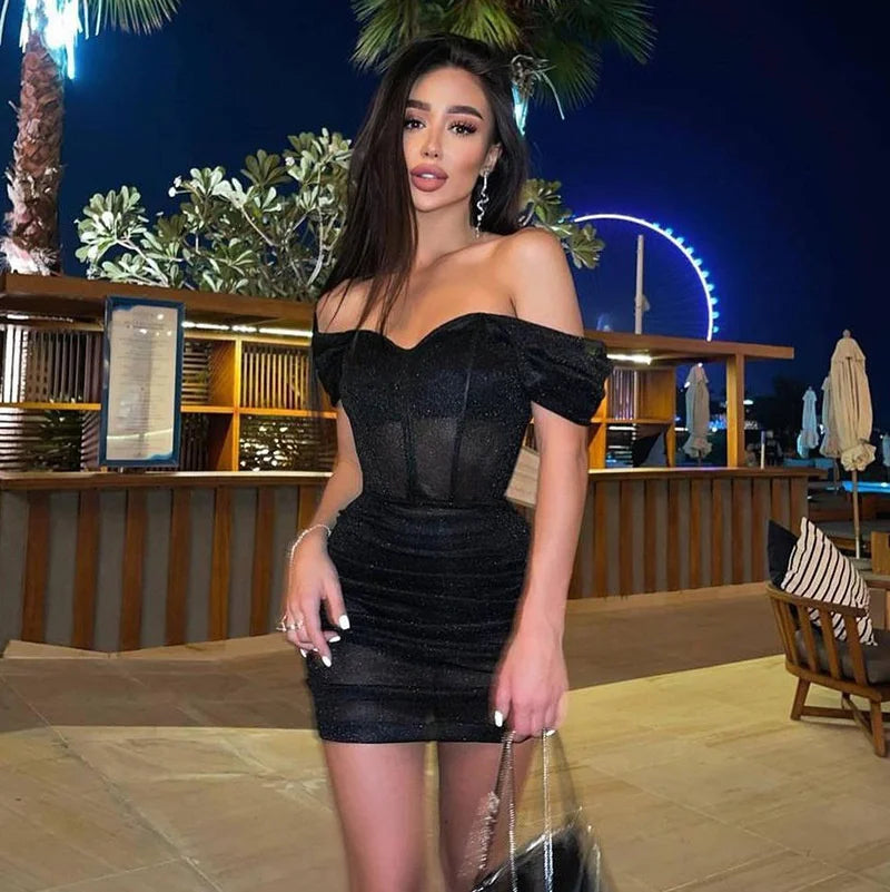 Remy | Sparkle Mini Dress - Maison Léa & Lou