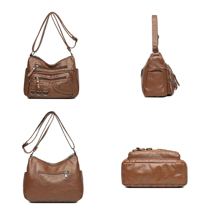 Olivia - Vintage Charm Elegant Shoulder Bag - Maison Léa &amp; Lou