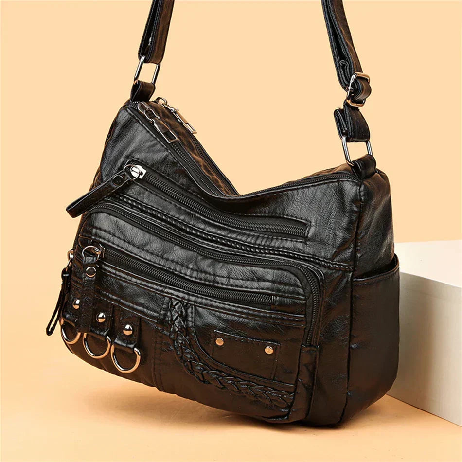Olivia - Vintage Charm Elegant Shoulder Bag - Maison Léa &amp; Lou