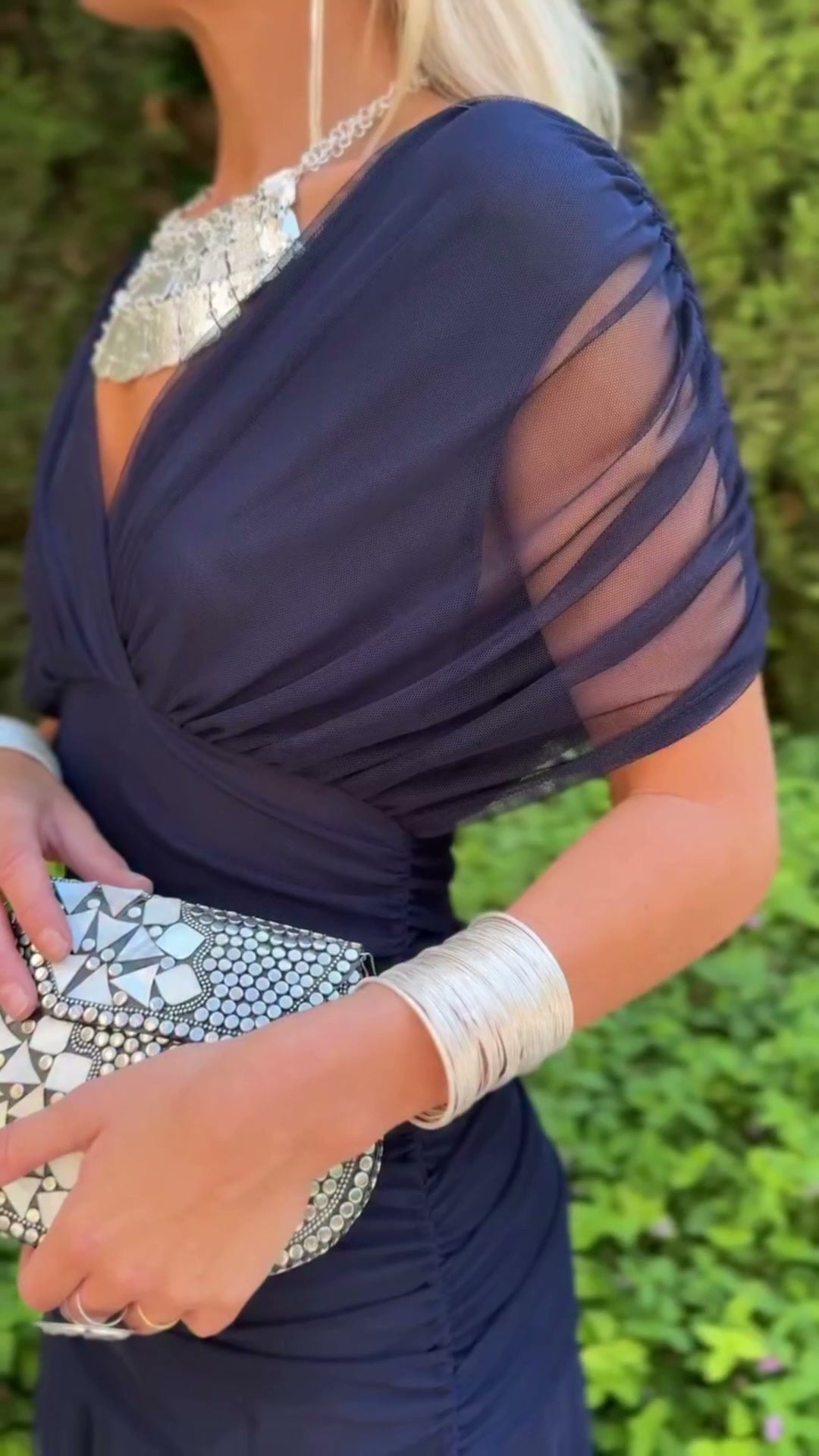 Avery - Elegant Blue Dress - Maison Léa &amp; Lou
