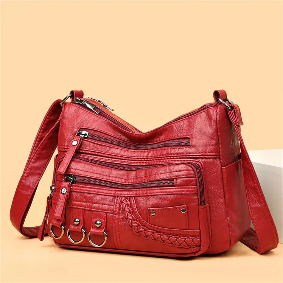 Olivia - Vintage Charm Elegant Shoulder Bag - Maison Léa &amp; Lou