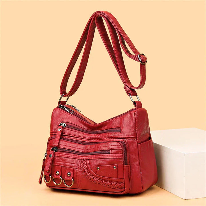 Olivia - Vintage Charm Elegant Shoulder Bag - Maison Léa &amp; Lou
