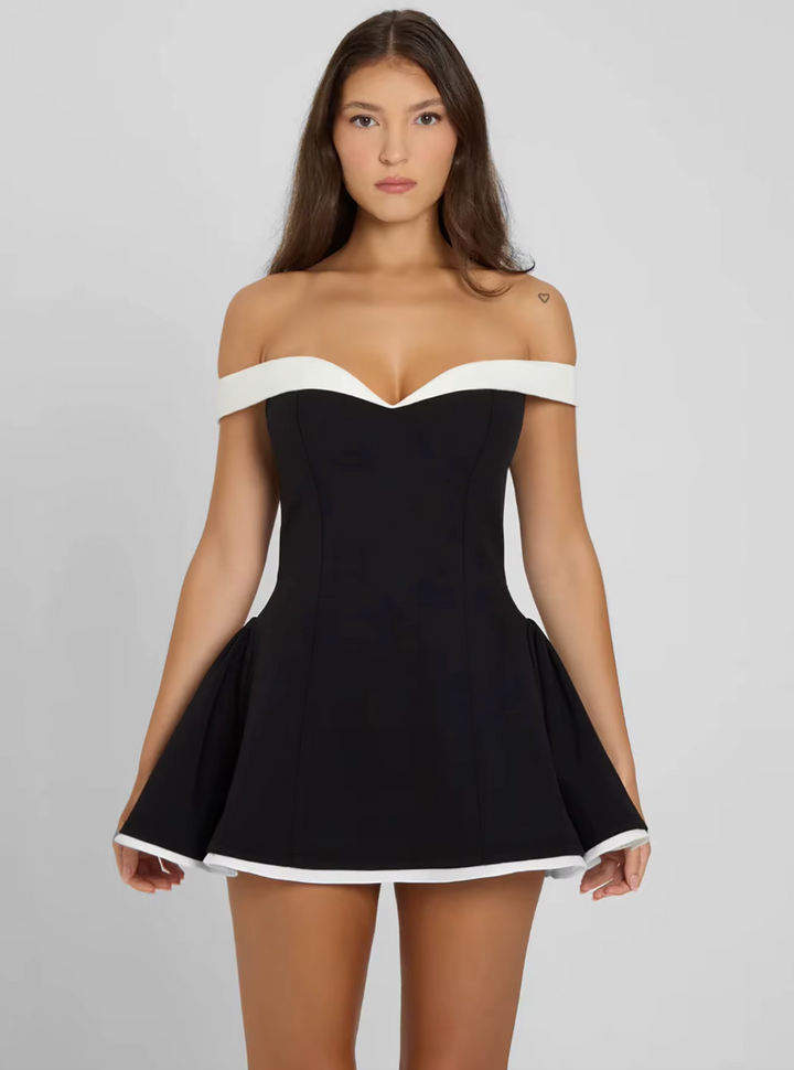 Gianna | Elegant Off-Shoulder Dress - Maison Léa &amp; Lou