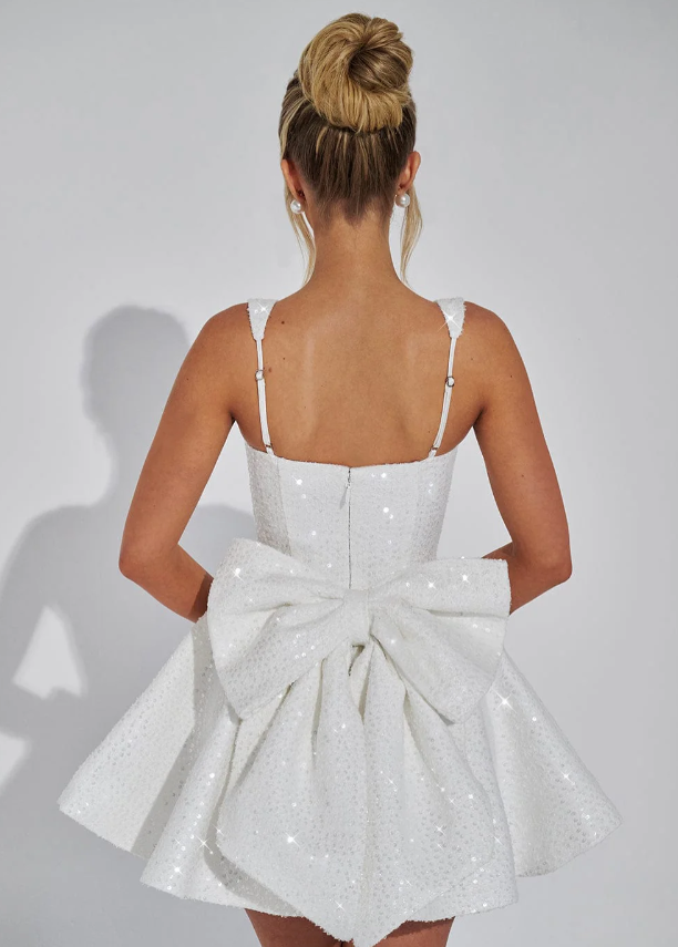 Romy | Dazzling Bow Dress - Maison Léa &amp; Lou