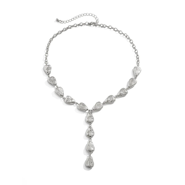 Collana Lariat Ispirata alla Pietra Moderna - Maison Léa &amp; Lou