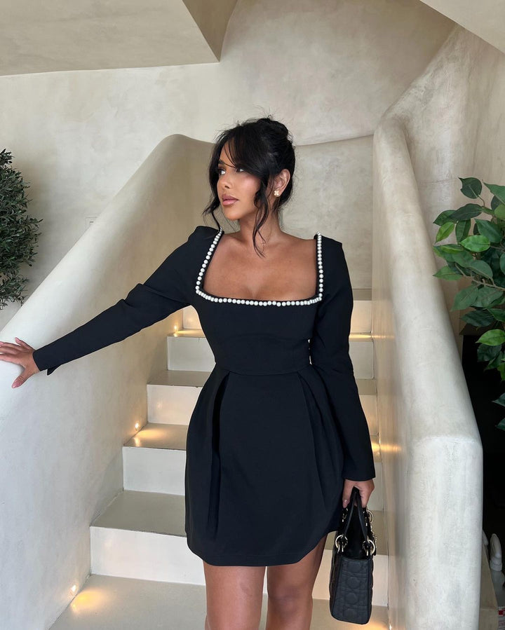 Elliott | Sophisticated Pearl Dress - Maison Léa &amp; Lou