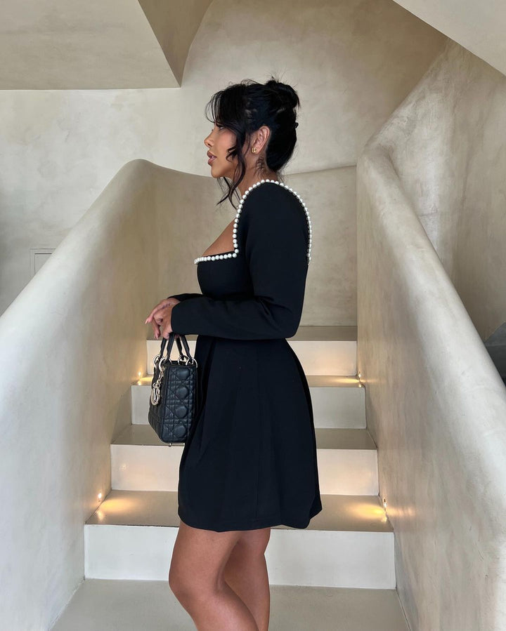 Elliott | Sophisticated Pearl Dress - Maison Léa &amp; Lou