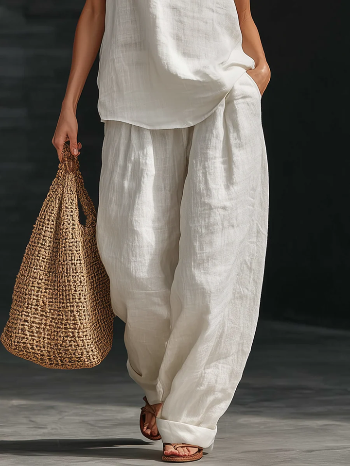 Zoë™ Set senza maniche con pantaloni larghi - Maison Léa &amp; Lou