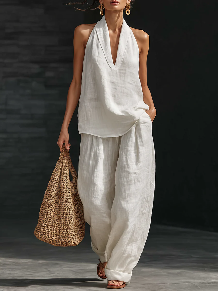 Zoë™ Set senza maniche con pantaloni larghi - Maison Léa &amp; Lou
