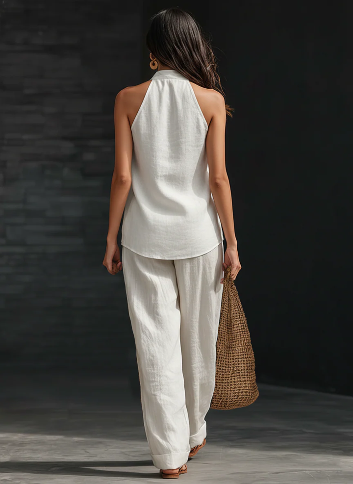 Zoë™ Set senza maniche con pantaloni larghi - Maison Léa &amp; Lou
