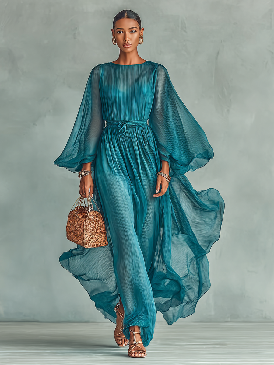 Greta | Elegant Maxi Dress - Maison Léa & Lou