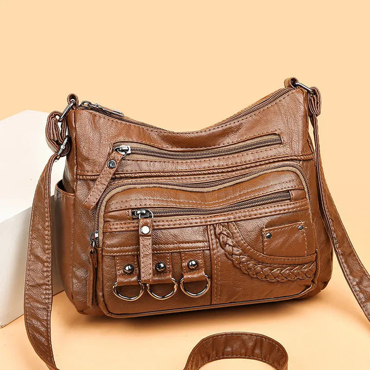 Olivia - Vintage Charm Elegant Shoulder Bag - Maison Léa &amp; Lou
