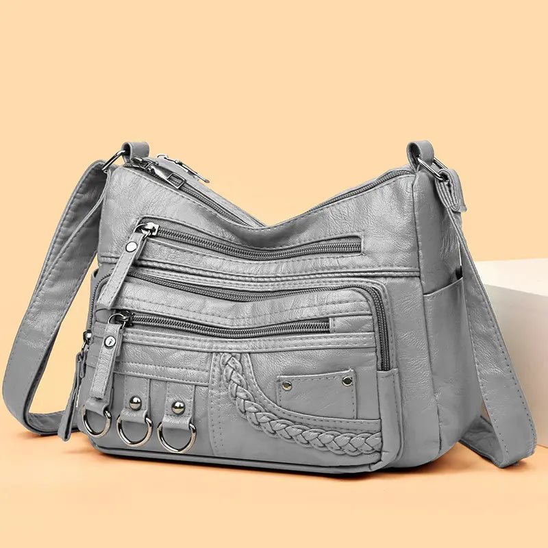 Olivia - Vintage Charm Elegant Shoulder Bag - Maison Léa &amp; Lou