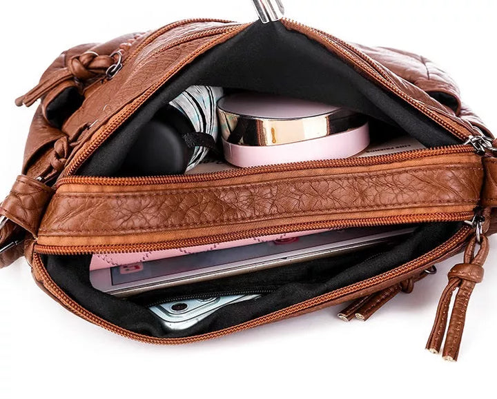 Ellen - Classic Harmony Leather Bag - Maison Léa &amp; Lou