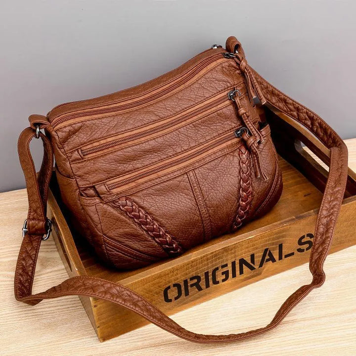 Ellen - Classic Harmony Leather Bag - Maison Léa &amp; Lou