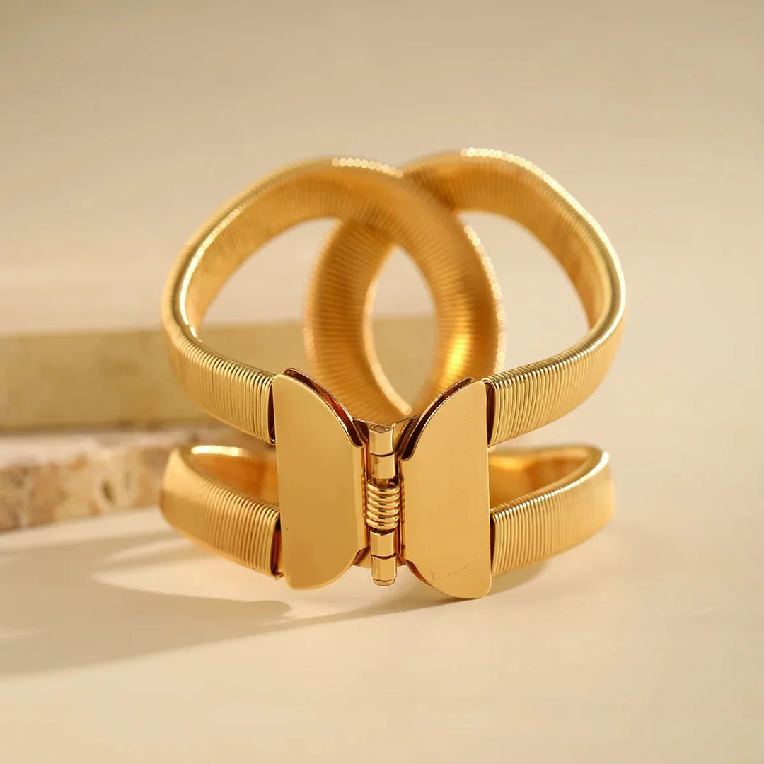 Bracciale a Cuffia Spirale Chunky - Maison Léa &amp; Lou