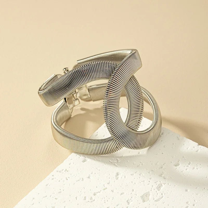 Bracciale a Cuffia Spirale Chunky - Maison Léa &amp; Lou