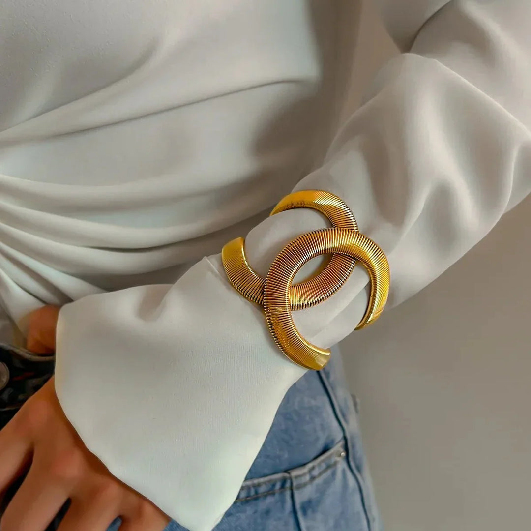 Bracciale a Cuffia Spirale Chunky - Maison Léa &amp; Lou