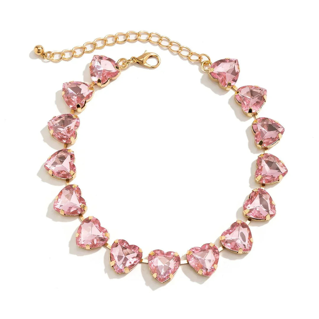 Collana Choker Cuore di Cristallo - Maison Léa &amp; Lou