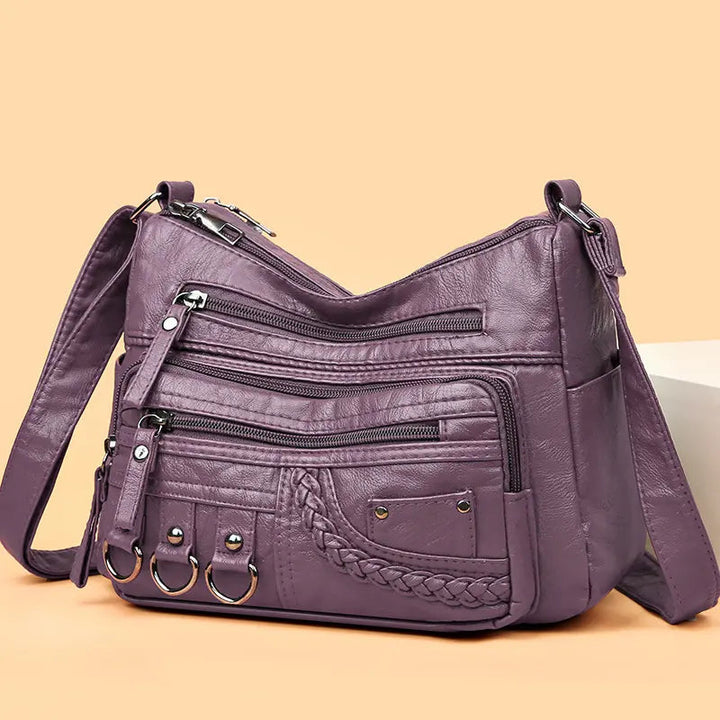 Olivia - Vintage Charm Elegant Shoulder Bag - Maison Léa &amp; Lou