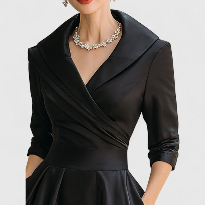 Marley Quinn - Elegant Midi Dress - Maison Léa &amp; Lou