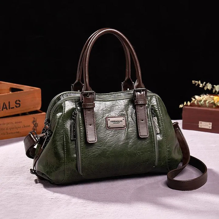 Katherine - Luxe Statement Leather Handbag - Maison Léa &amp; Lou