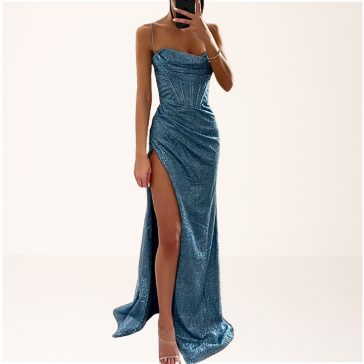 Harryte | Sequin Evening Maxi Dress - Maison Léa &amp; Lou