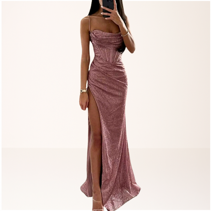 Harryte | Sequin Evening Maxi Dress - Maison Léa &amp; Lou