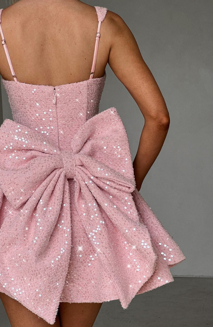 Romy | Dazzling Bow Dress - Maison Léa &amp; Lou