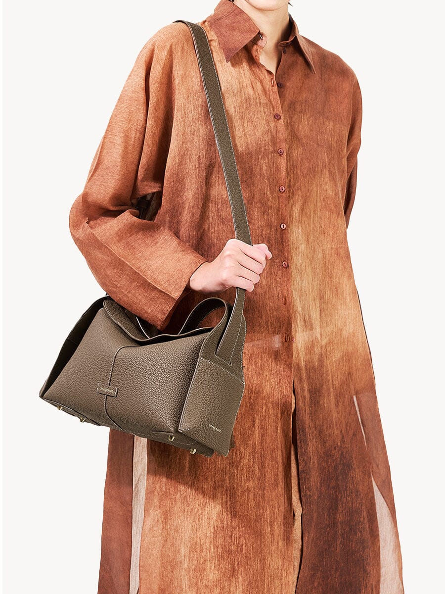 Large Lioré Roof Bag - Taupe - Maison Léa &amp; Lou