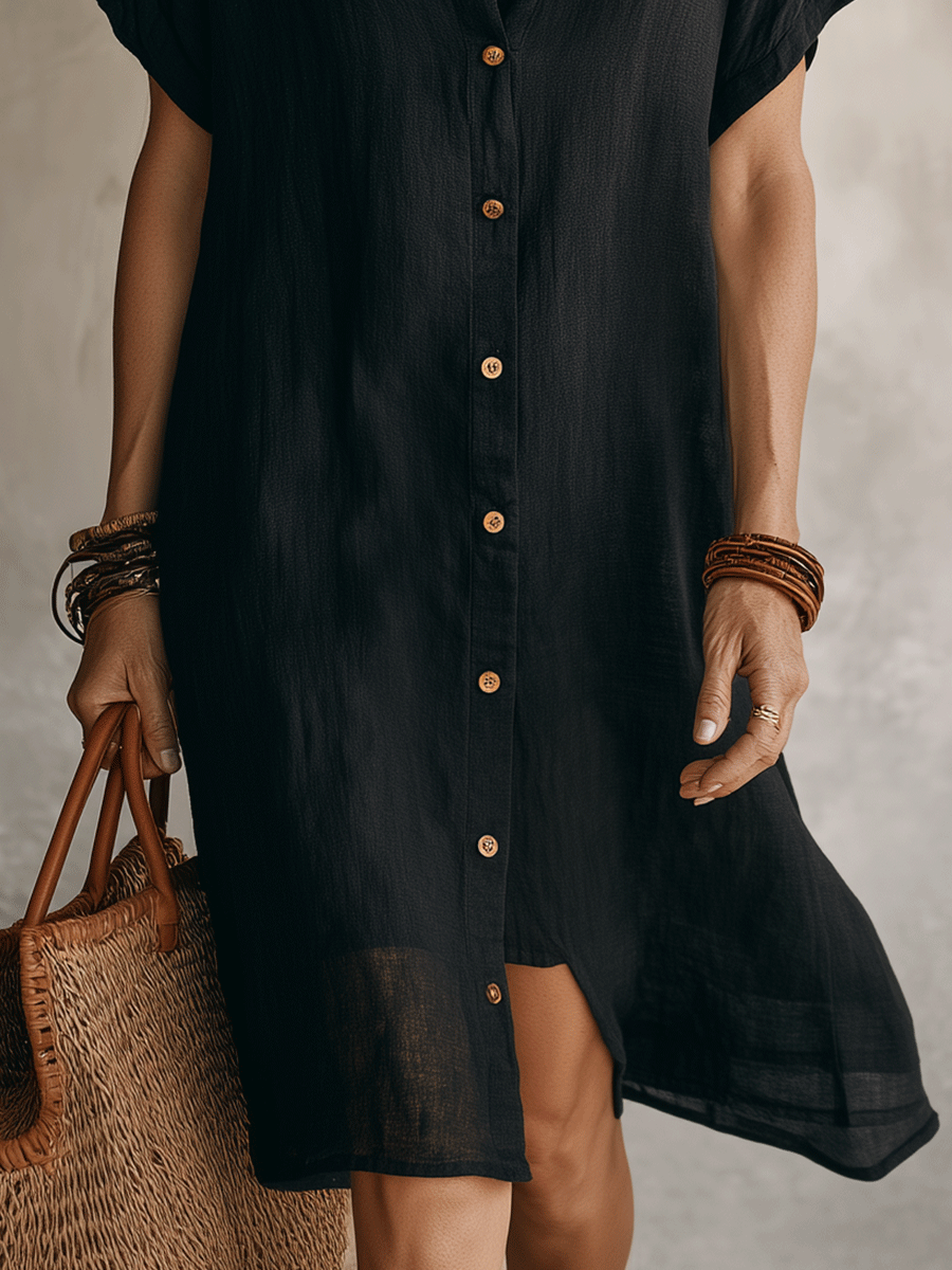 Modern Boho | Effortless Midi Dress - Maison Léa &amp; Lou
