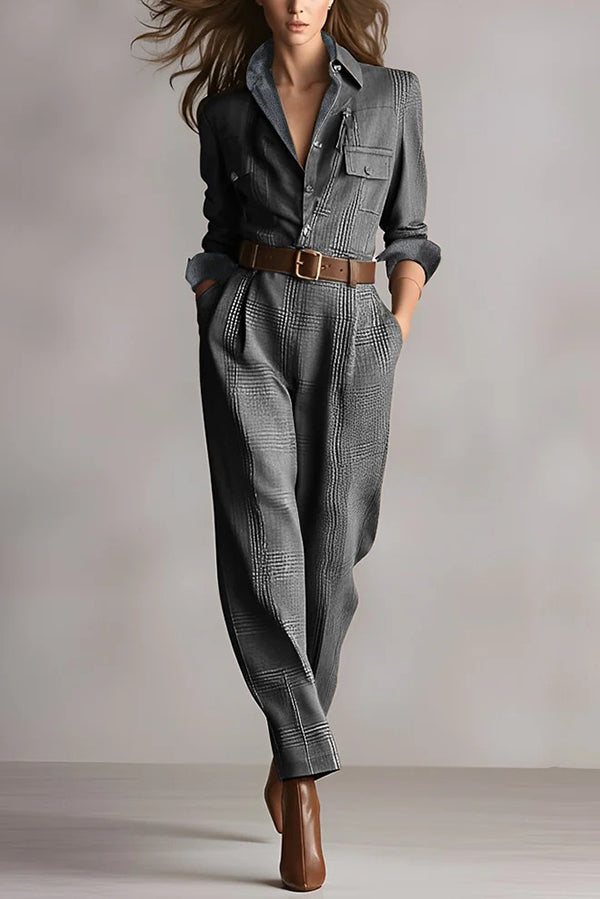 Aubrette | Tailored Jumpsuit - Maison Léa &amp; Lou