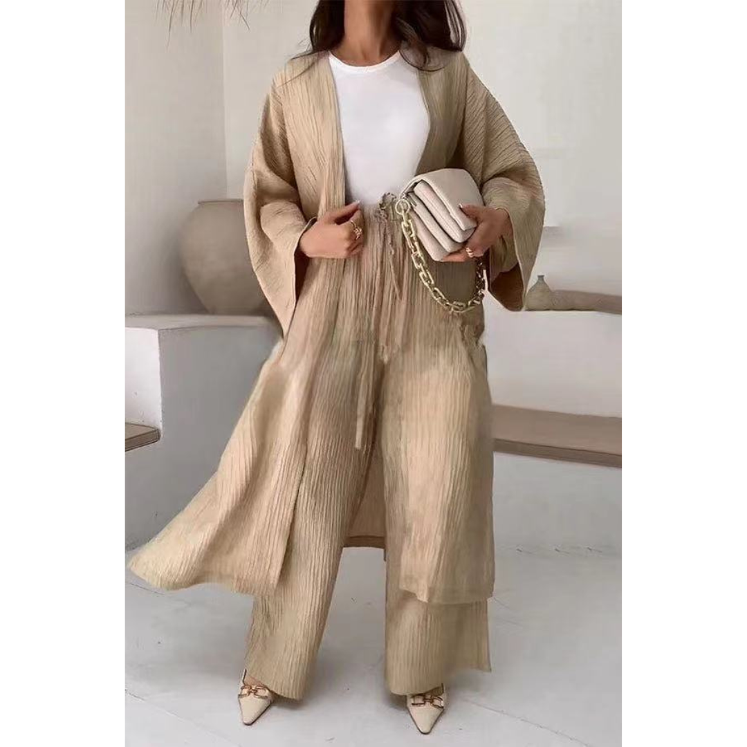 Katrine™ | Elegant Cardigan og Buksesæt - Maison Léa &amp; Lou