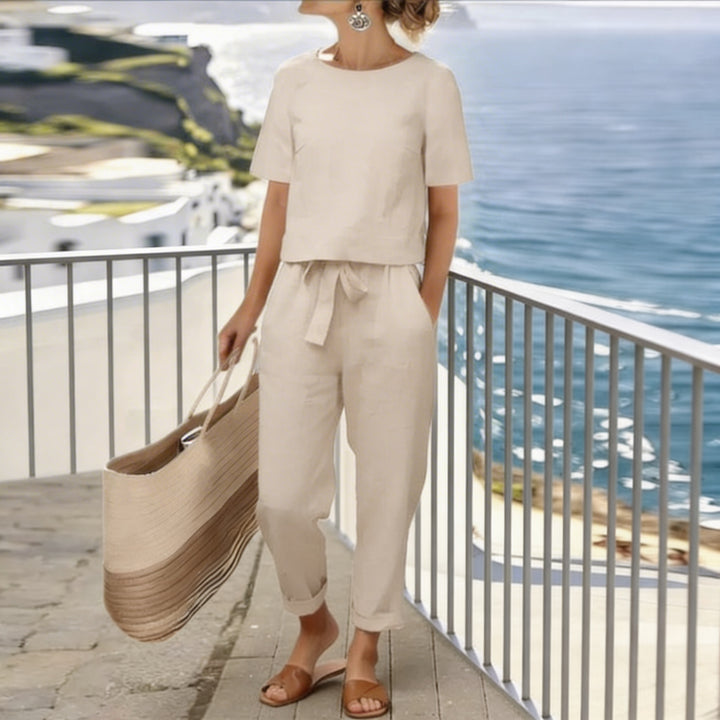 Rosy™ | Elegant Two-Piece Set - Maison Léa &amp; Lou