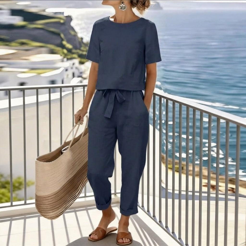 Rosy™ | Elegant Two-Piece Set - Maison Léa & Lou