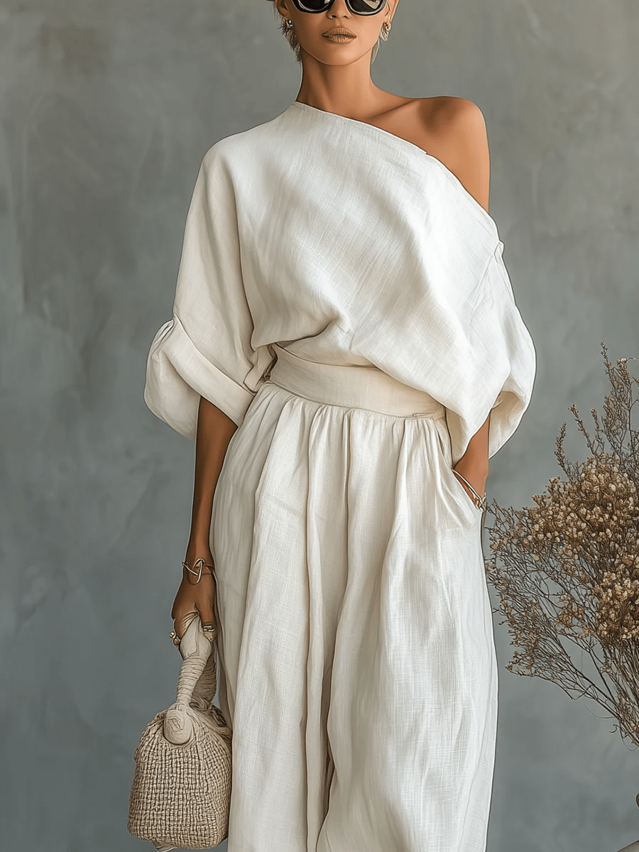 Mila™ || Set 2 pezzi off-the-shoulder - Maison Léa &amp; Lou