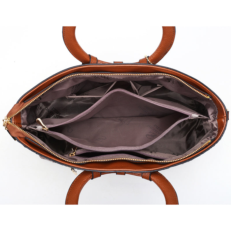 Frances - Classic Heritage Shoulder Bag - Maison Léa &amp; Lou