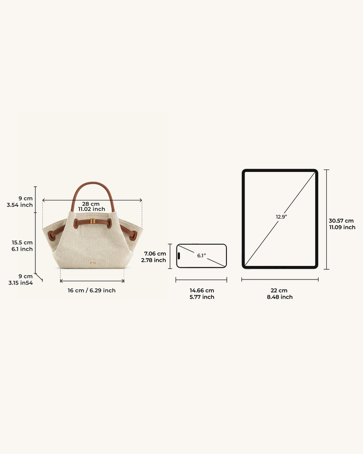 JW P Mini Tote Bag - Maison Léa &amp; Lou