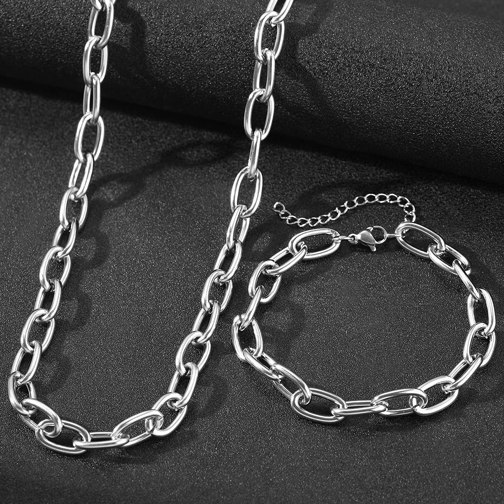 Set Collana e Bracciale a Clip Semplice - Maison Léa &amp; Lou