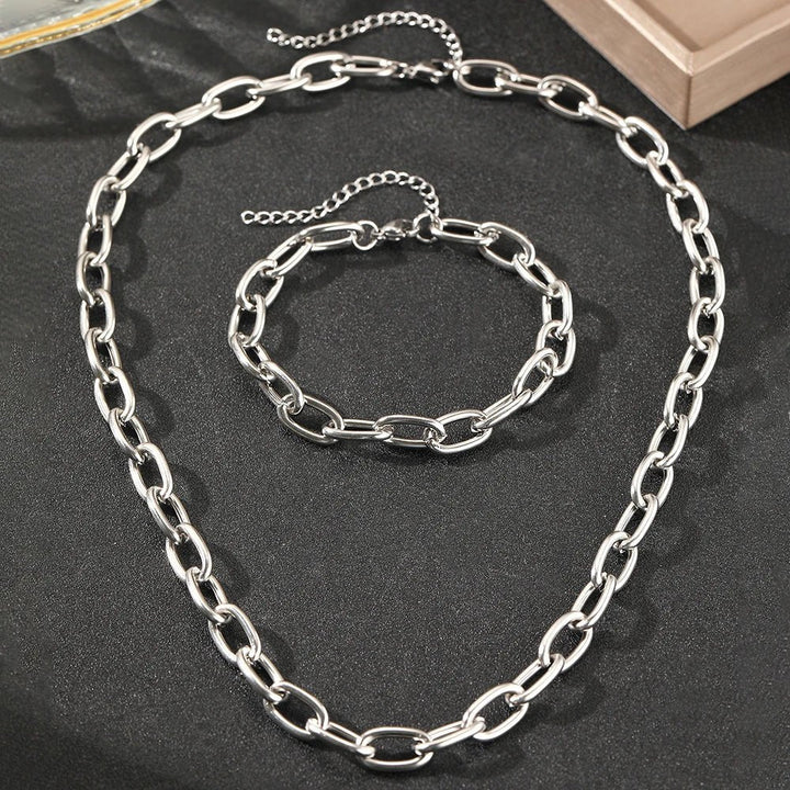 Set Collana e Bracciale a Clip Semplice - Maison Léa &amp; Lou