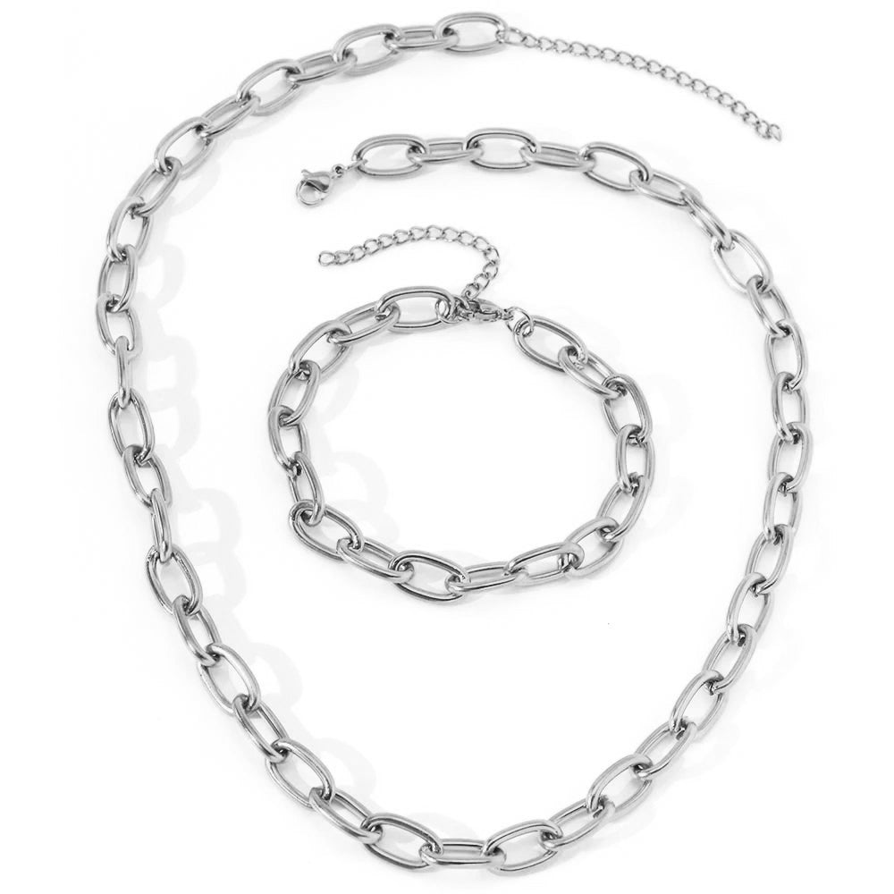 Set Collana e Bracciale a Clip Semplice - Maison Léa &amp; Lou