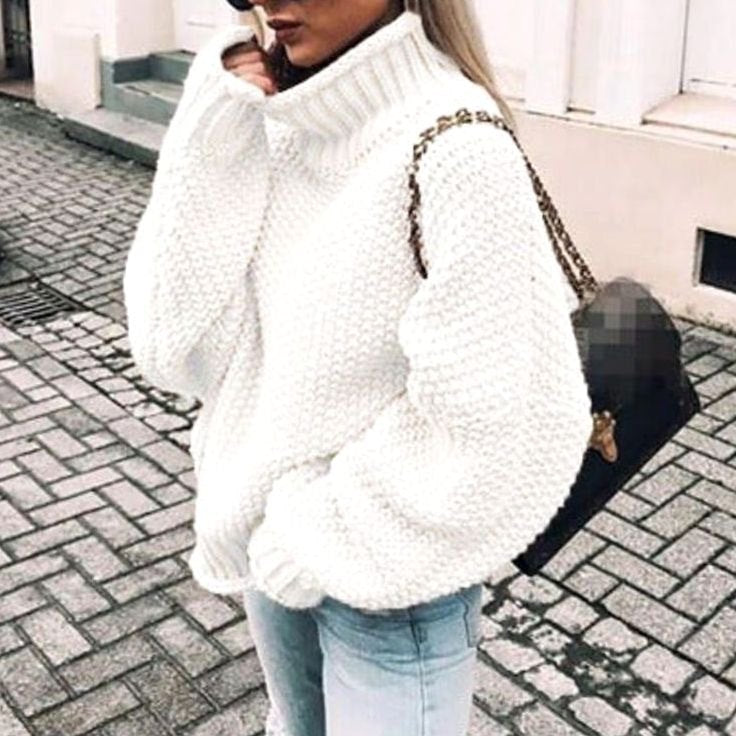 Beatrix | Oversized Chunky Turtleneck Jumper - Maison Léa & Lou