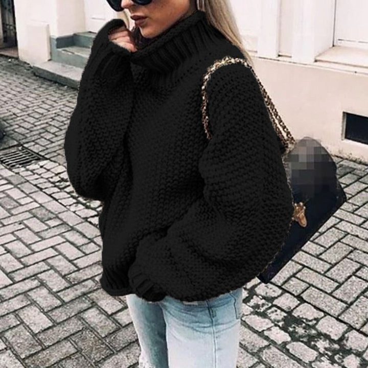 Beatrix | Oversized Chunky Turtleneck Jumper - Maison Léa &amp; Lou